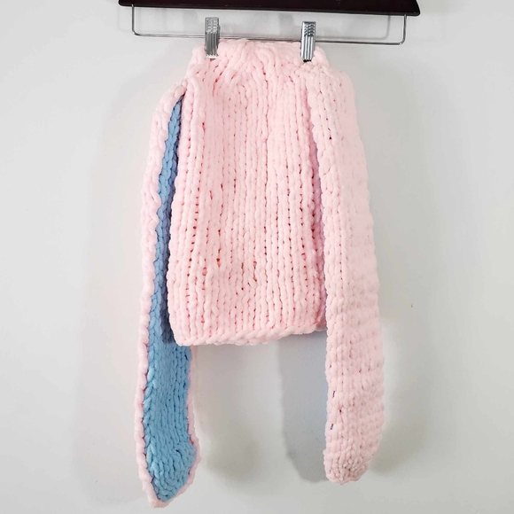 Rabbit Warm Hat Balaclava With Ears Bunny Kint Hat - Picture 5 of 6